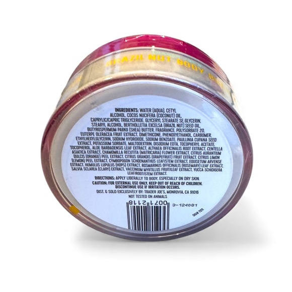 Trader Joe’s Brazil Nut Body Butter 8 oz - Picture 2 of 2
